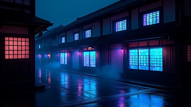 伝統的な日本建築に未来的なVFXを融合させたプロジェクトのサムネイル